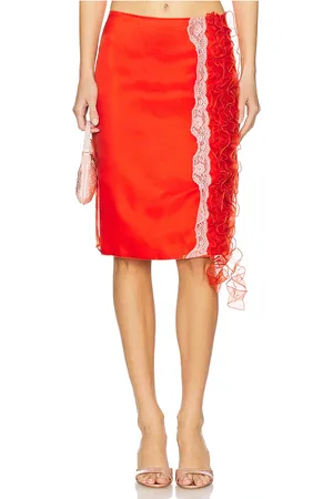 Vaillant Skirt With Ruffles And Lace Detail in