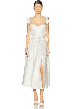 V. Chapman Vera Corset Midi Dress in