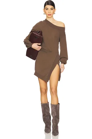 The Attico Long Sleeve Mini Dress in