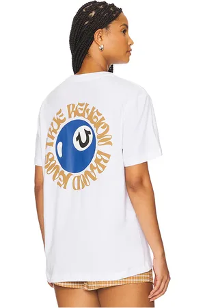 True Religion Short Sleeve Puff Ball Tee in