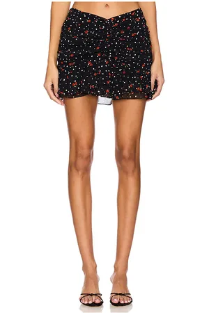 Des Phemmes Draped Mini Skirt in