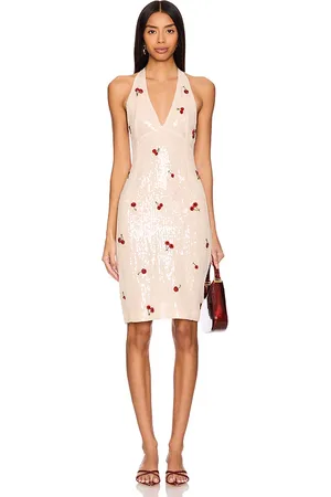 Des Phemmes Halter Neck Dress in