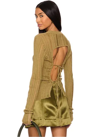 Des Phemmes Rib Long Sleeve Shirt in