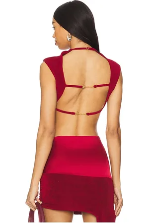 Khanums Backless Cropped Tee in