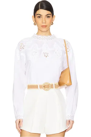 Sanctuary Lace Popover Blouse in