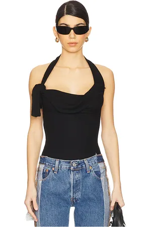 Sami Miro Tied Up Halter Bodysuit in