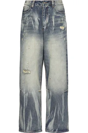 Jaded London Super Bleached Scuff XL Colossus Jeans in
