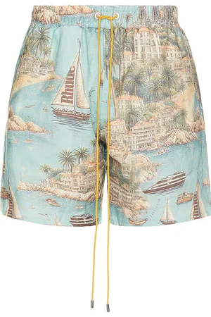 Rhude Sailing Map Swim Shorts in