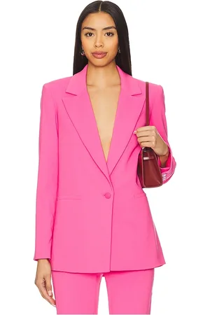 ALICE+OLIVIA Denny Notch Collar Boyfriend Blazer in