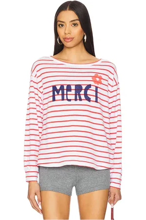 SUNDRY Merci Crew Pullover in