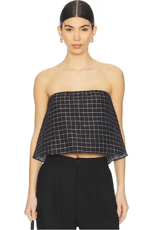 Vince Trellis Strapless Tie Back Top in