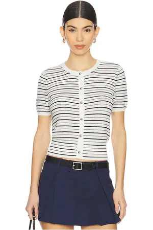 RAG&BONE Dina Stripe Cardigan Top in