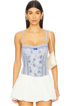 Free People Sara Corset Bodysuit in