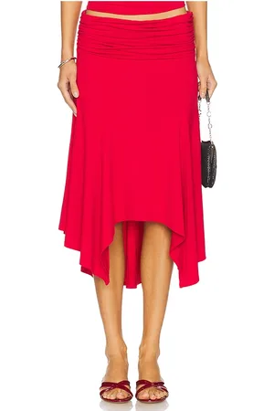 DANIELLE GUIZIO Soffiano Skirt in