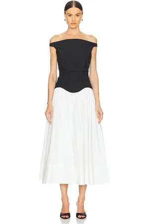 Simkhai Cersei Off Shoulder Midi Dress in