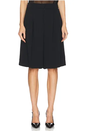 GOOD AMERICAN Luxe Suiting Long Shorts in