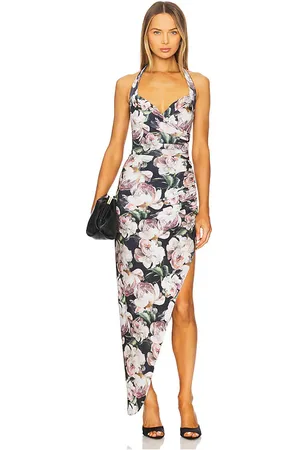 Norma Kamali Cayla Side Drape Gown in