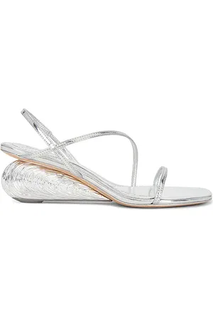 Simkhai Bridget Oyster Shell Wedge Sandal in