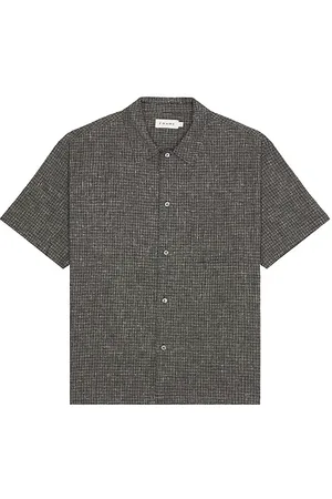 Frame Textured Button Down Shirt in
