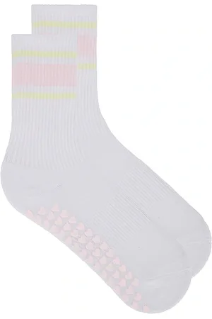 WellBeing + BeingWell Multi Stripe Grip Sock in
