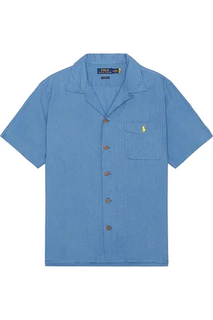 Ralph Lauren Short Sleeve Camp Pocket Sport Shirt in