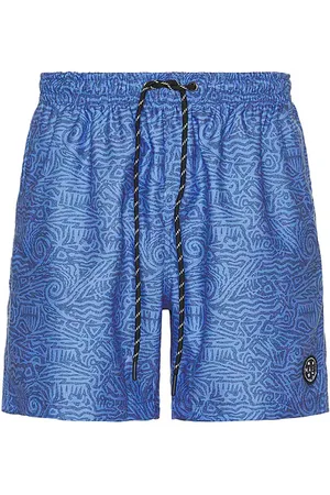 Maui and Sons Tribal Pool Short in