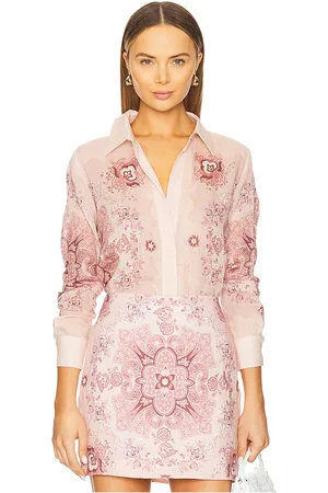 Karina Grimaldi Antoinette Print Blouse in