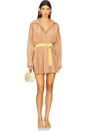Norma Kamali Super Oversized Shirt Mini Dress in