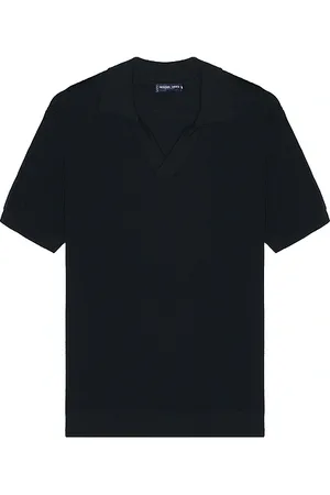 Frescobol Carioca Rino Str Cotton Salt And Pepper Stitch Ss Knitted Polo in
