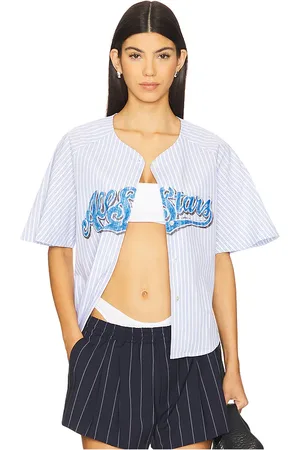 yuhan wang Printed Stripe Shirt in