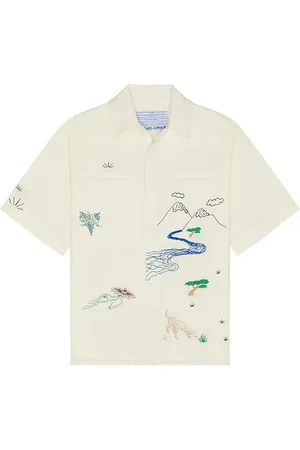 JUNGLES Good Thoughts Button Up Shirt in