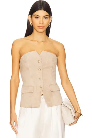 CAMI Zamora Suede Corset in