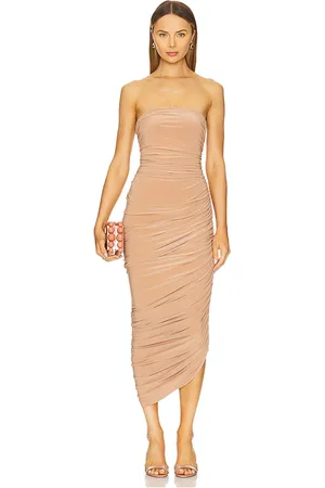 Norma Kamali Diana Strapless Gown in