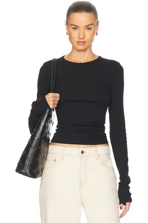 GRLFRND Crew Neck Extra Long Sleeve Tee in
