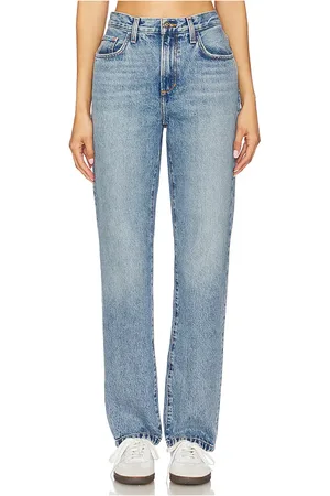 Favorite Daughter The Mikaela Low Slung Long Slim Straight Jeans in
