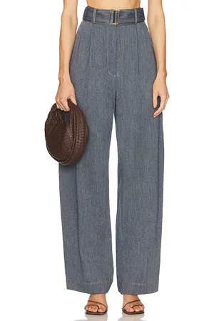 Matthew Bruch Pleated Barrel Trouser in