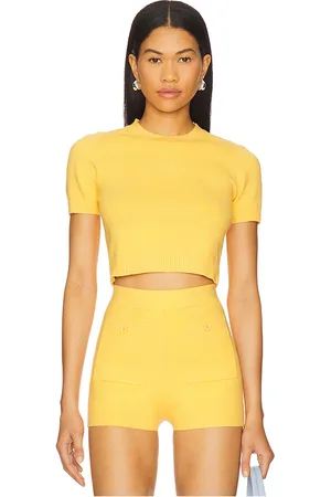JoosTricot Short Sleeve Crop Top in