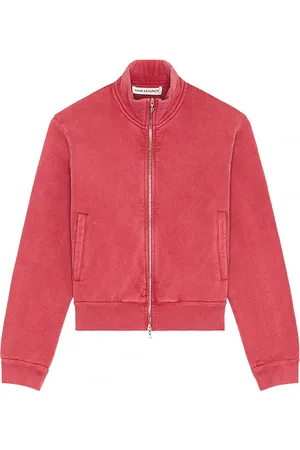 OUR LEGACY Mob Full Zip Mock Neck Sweatshirt in