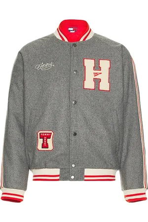 Tommy Hilfiger Wool Varsity Bomber Jacket in