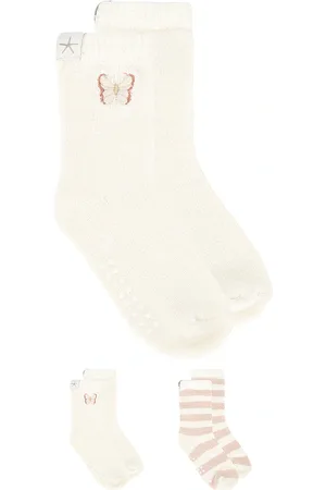 Barefoot Dreams Toddler Butterfly Sock Set in