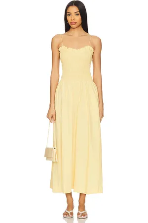 SWF Ruffled Bodice Midi Dress in