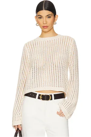 Frame Crochet Bell Sweater in