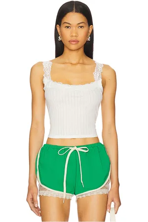 yuhan wang Lace Trimmed Camisole in