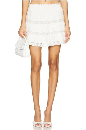 LOVESHACKFANCY Viro Skirt in