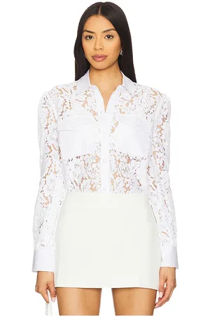 Generation Love Anisa Lace Poplin Shirt in