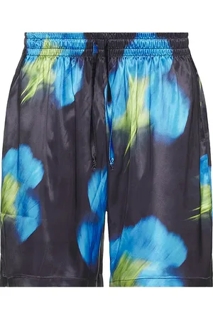 FLÂNEUR Blurred Flower Shorts in