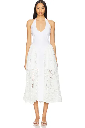 Delfi Hera Eyelet Long Dress in