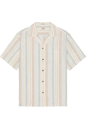 Faherty Short Sleeve Breeze Camp Shirt in