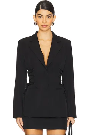 superdown Jennifer Lace Up Blazer in