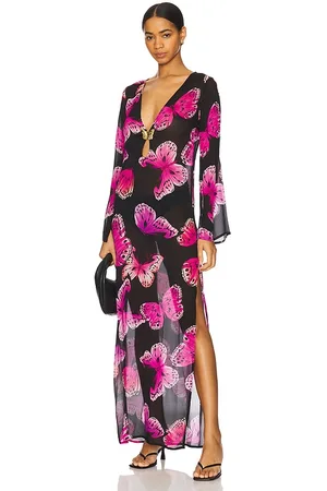 Cin Cin Hotline Butterfly Maxi Dress in